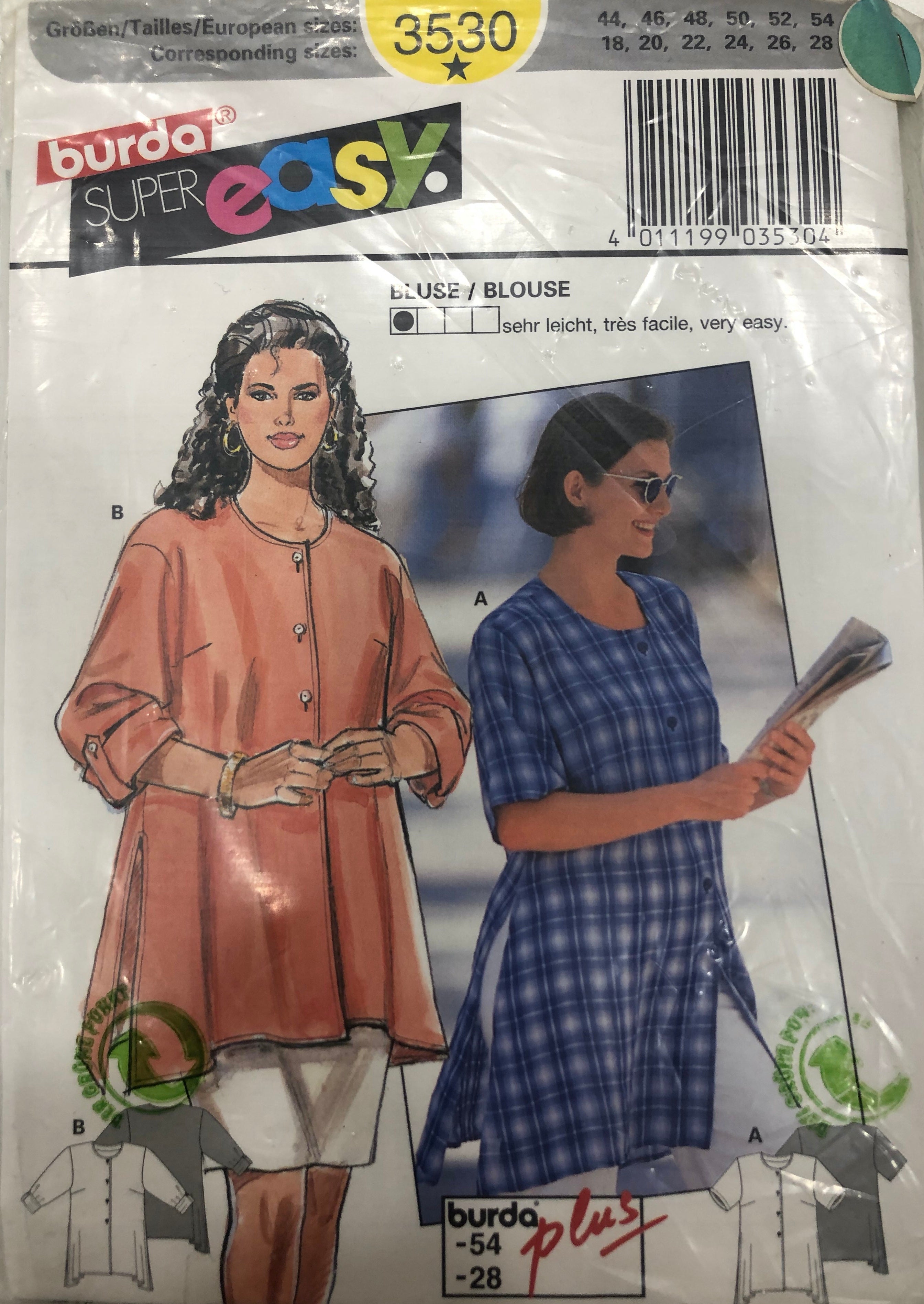 Cartamodello Burda - Blusa