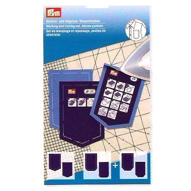 Kit de marquage et de repassage des poches de chemise Prym 611935