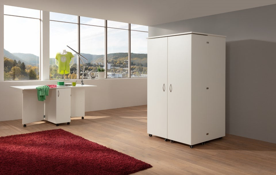 Creative wardrobe for basic sewing room 