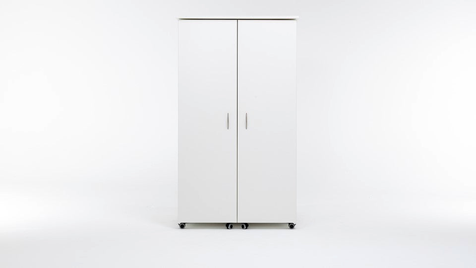 Creative wardrobe for basic sewing room 
