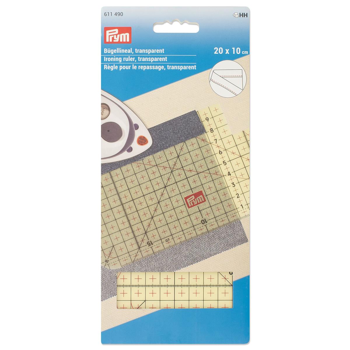 PRYM 611490 IRONING RULER - 10X20 CM, TAILOR'S SQUARE