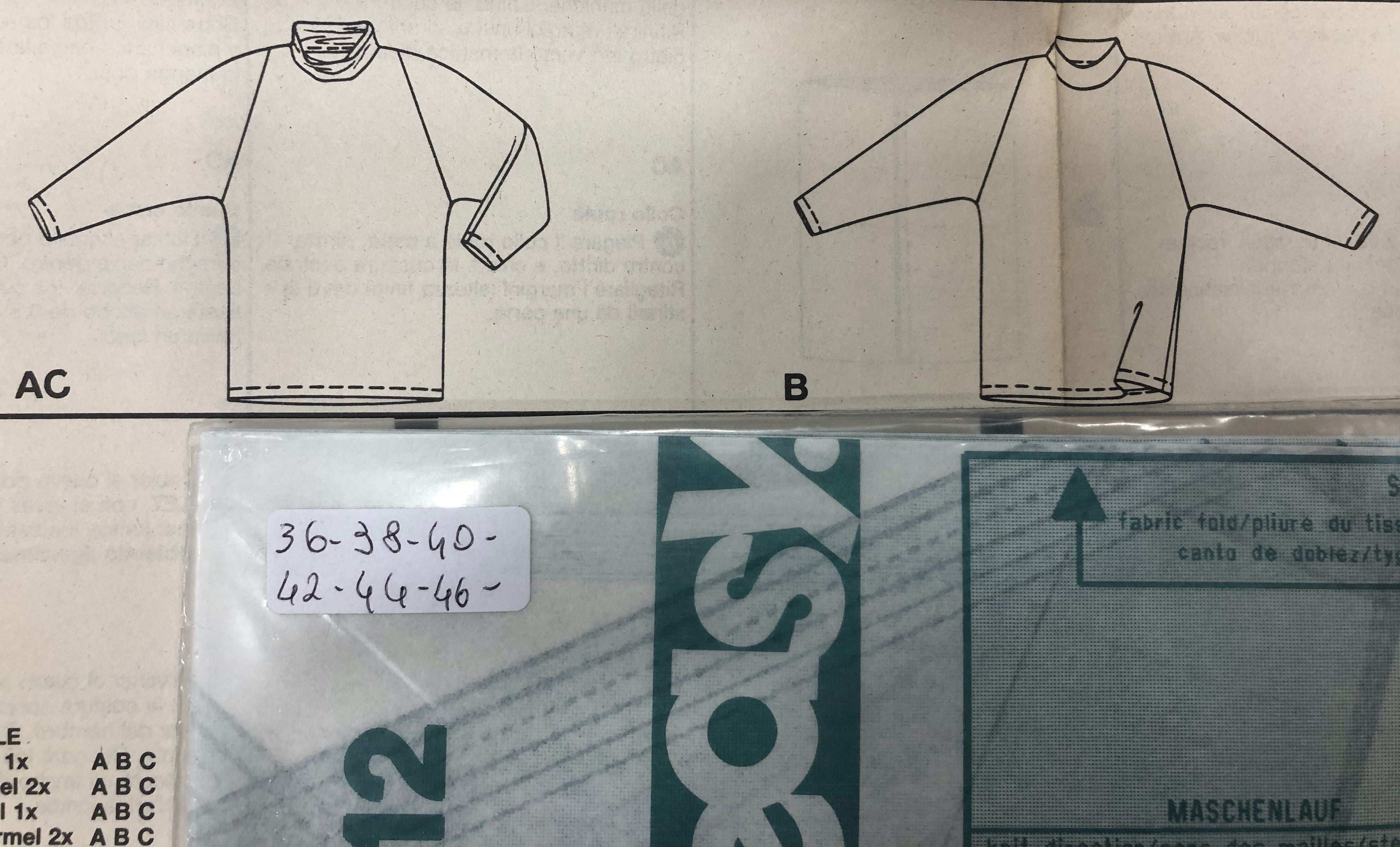 Cartamodello Burda - maglie