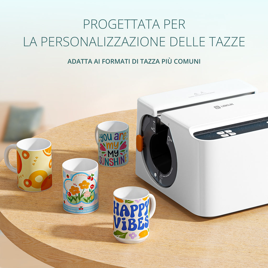 LOKLiK Auto Mug Heat Press - Pressa per tazze, borracce