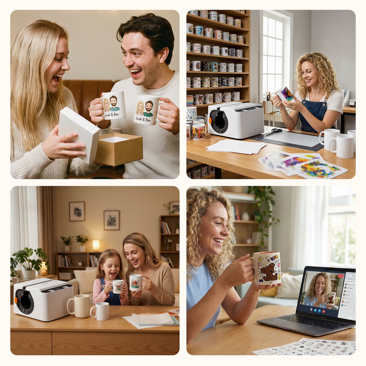 LOKLiK Auto Mug Heat Press - Pressa per tazze, borracce