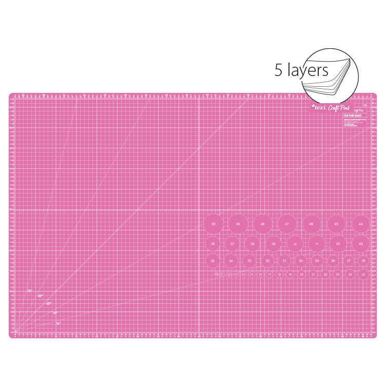 Tappetino da taglio autorigenerante, 60x45 cm Rosa