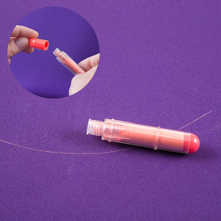 Gesso da sarto - ricarica per penna con applicatore, colore rosso