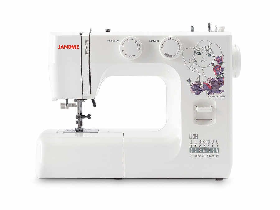 Janome IT1028 GLAMOUR- Macchina da cucire meccanica
