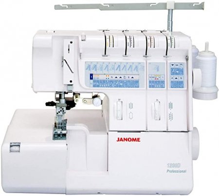 Janome Professional 1200D - Tagliacuci con punto copertura (5 fili)