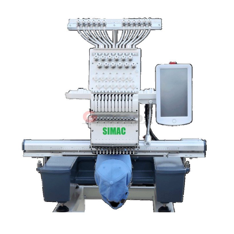 Simac 1201L macchina per ricamare semi-professionale a 12 aghi