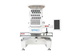 Effeci 1001S macchina per ricamare semi-professionale a 10 aghi