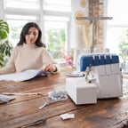 Husqvarna Viking Amber Air S400 Tagliacuci con infilatura ad aria