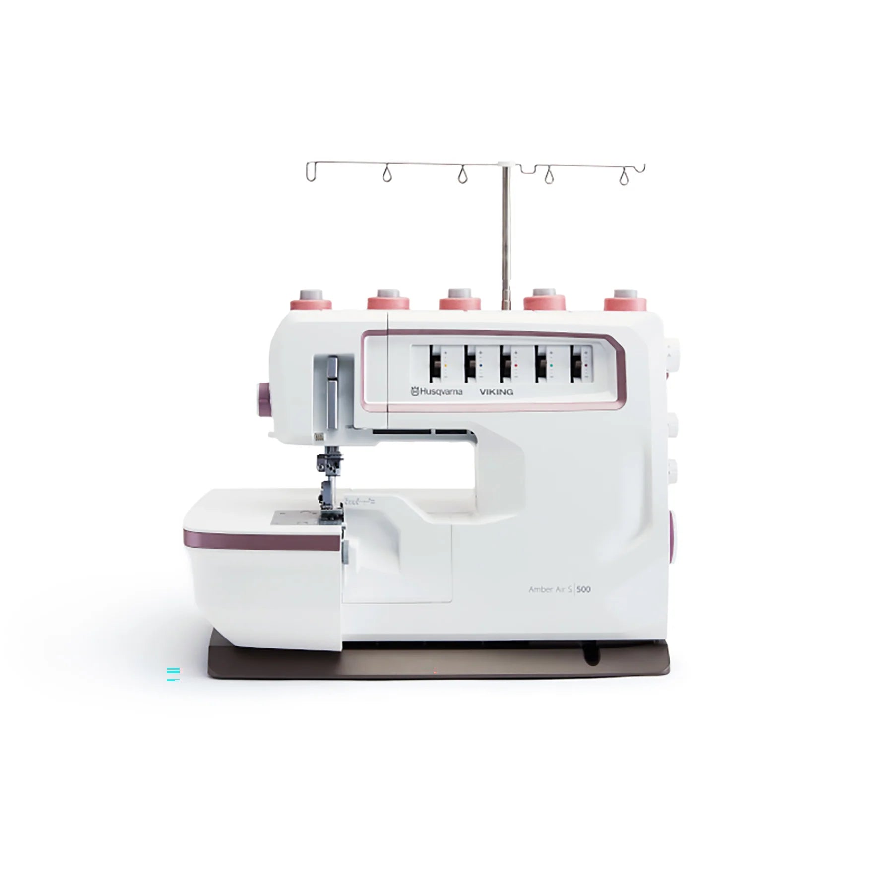 Husqvarna Viking Amber Air S500 Tagliacuci con punto copertura (5 fili) e infilatura ad aria (Copia)