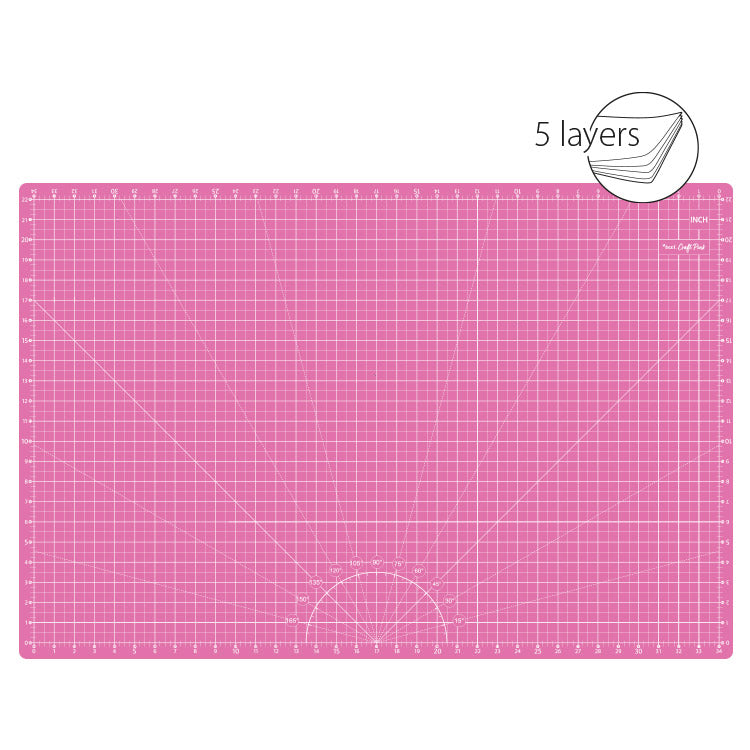 Tappetino da taglio autorigenerante, 60x45 cm Rosa