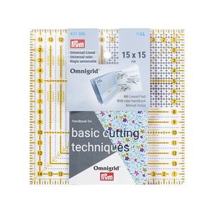 PRYM 611306 TAILOR'S RULER - 15x15 CM, TAILOR'S SQUARE