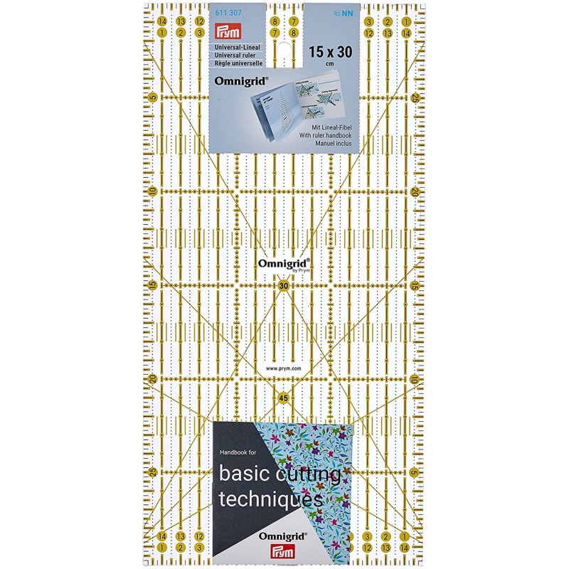 REGOLO PER SARTO PRYM 611307 - CM 15X30 , SQUADRA PER SARTORIA