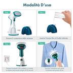 Stiratore verticale Professionale 1200w – Verde