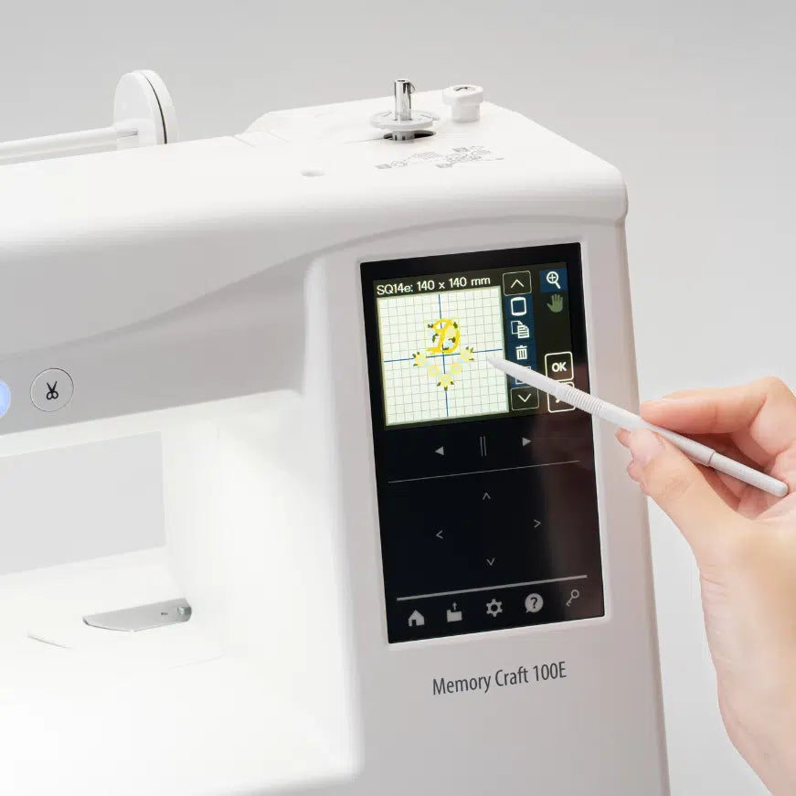Janome Memory Craft 100E – Macchina da ricamo