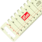 Prym 611492 21cm Pocket Ruler - Transparent, for ironing