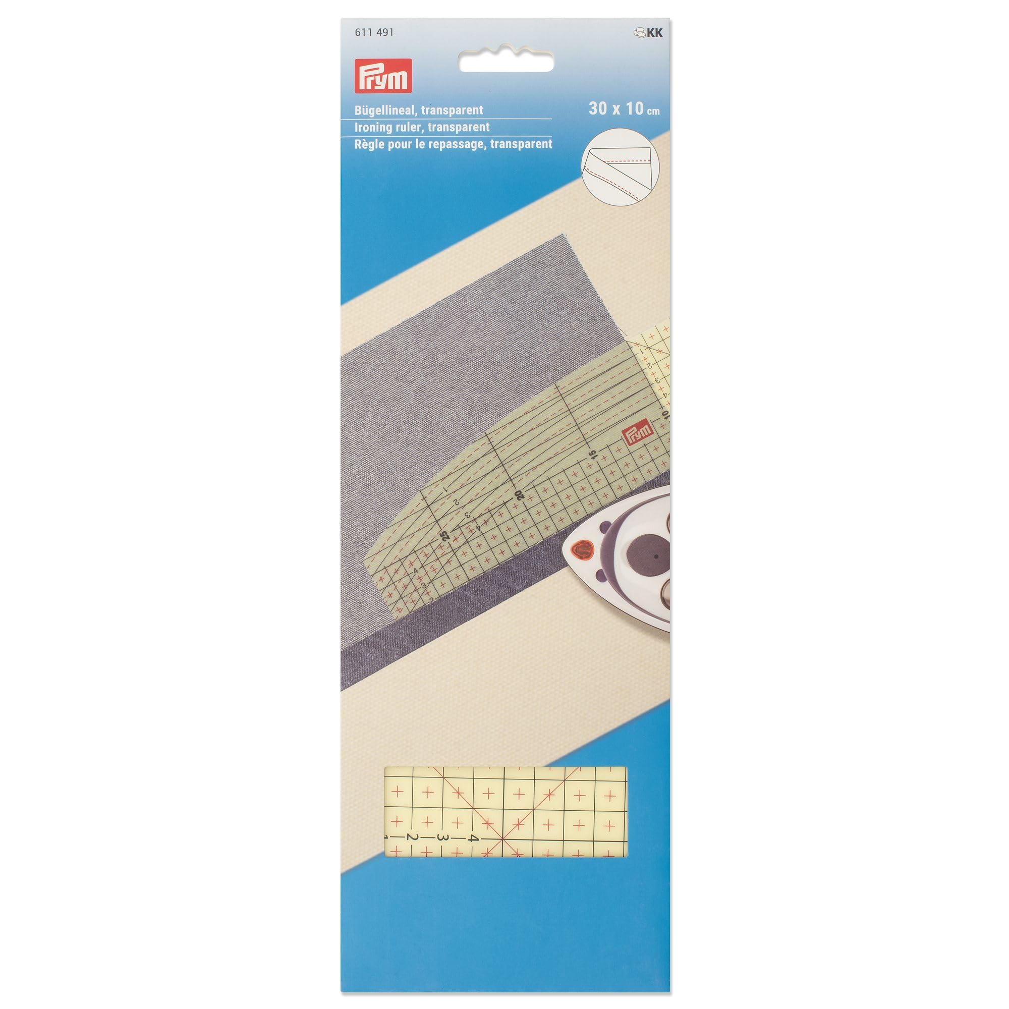 PRYM 611491 IRONING RULER - 10X30 CM, TAILOR'S SQUARE