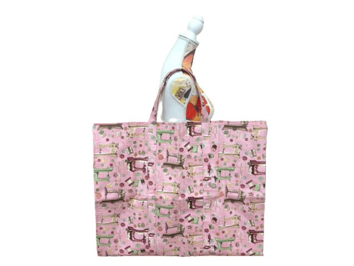 Borsa porta accessori Patchwork – fiorellini