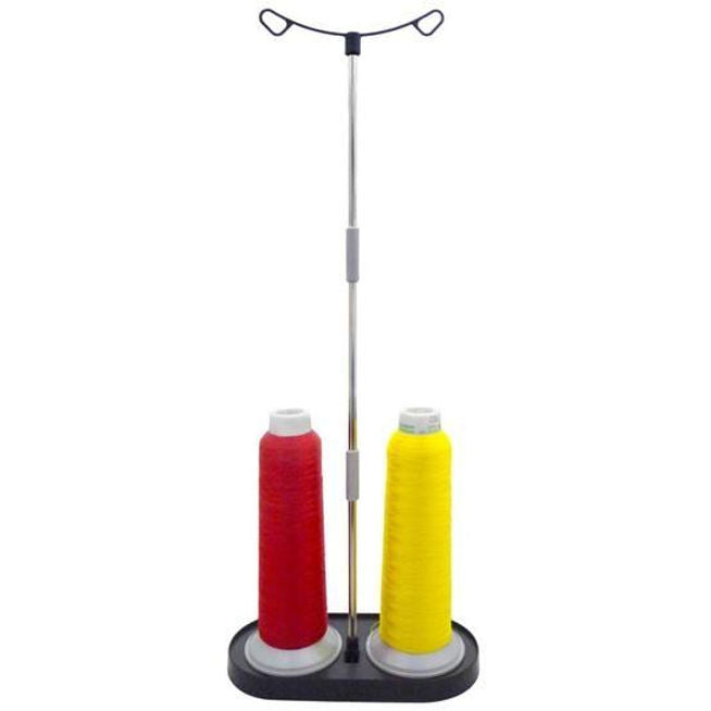 Porte-bobine/porte-fil pour deux cônes