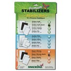 PREMIUM STABILIZERS/STARTER SET MADEIRA 9449, 12 X STABILIZERS OF VARIOUS TYPES