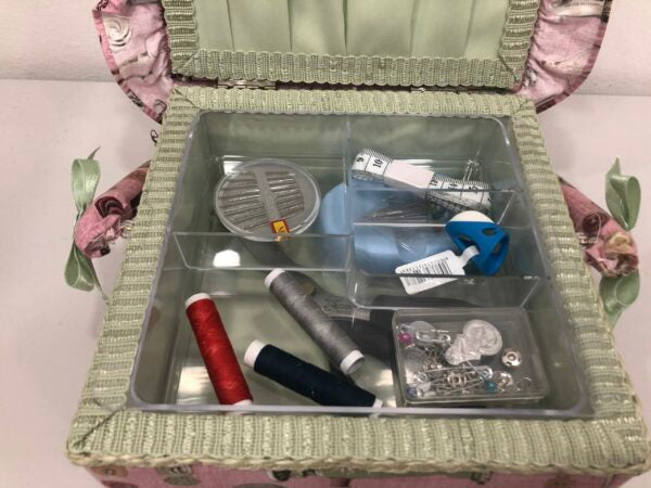 Cestino porta lavoro quadrato