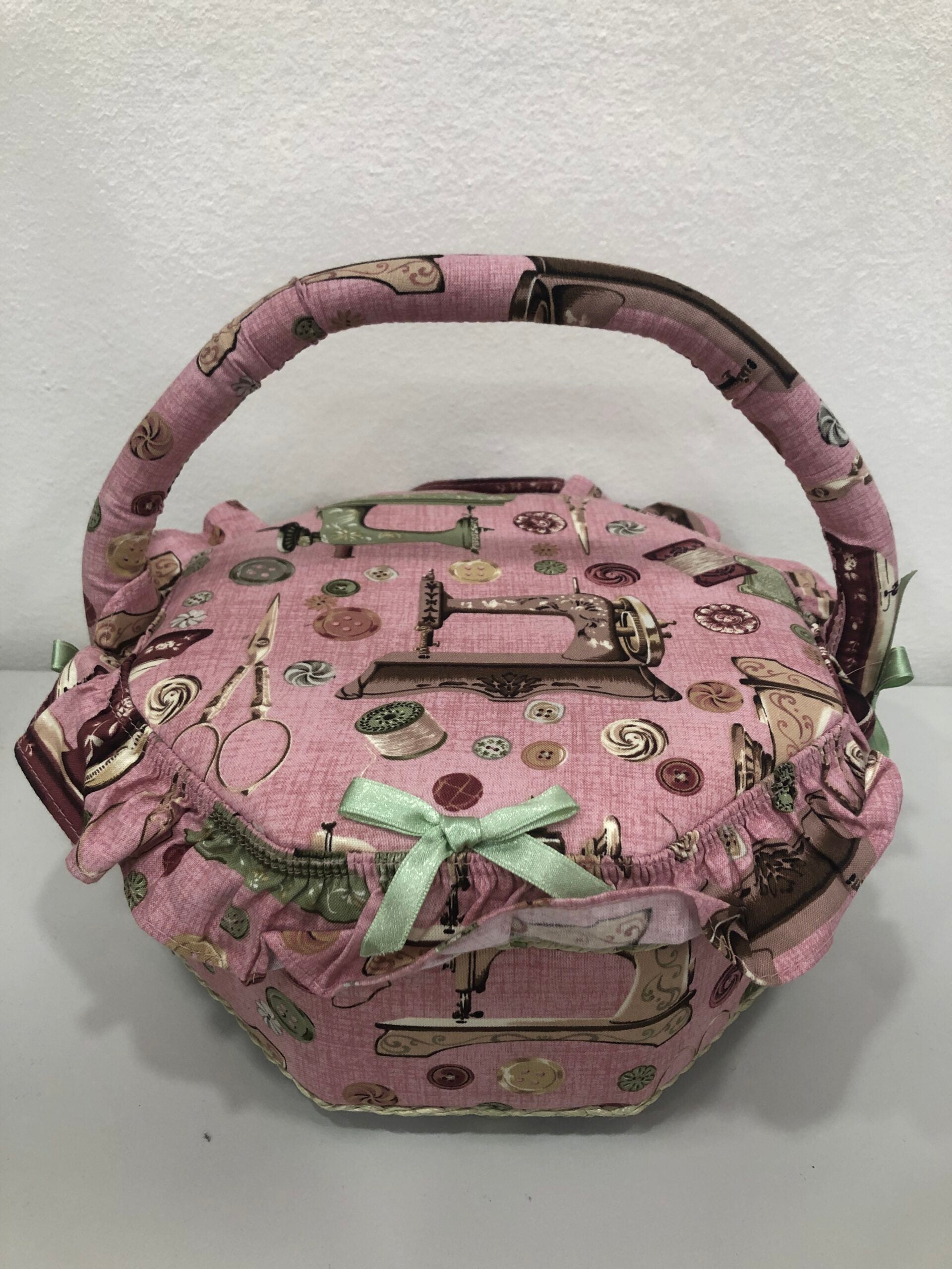 Cestino porta lavoro ottagonale