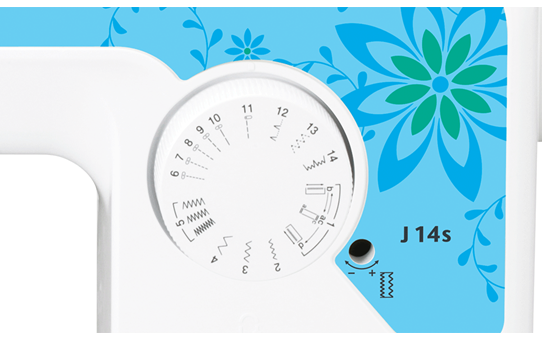 Brother J14S - Macchina da cucire meccanica