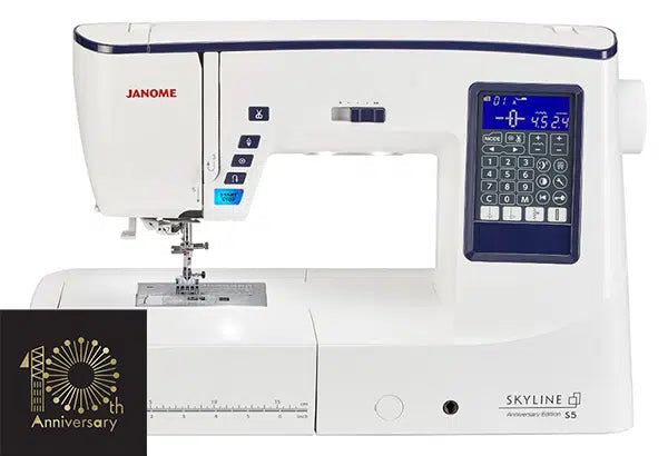 Janome SKYLINE S5 Anniversary Edition - Macchina da cucire
