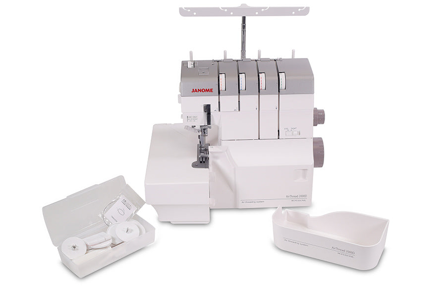 Janome Professional AT 2000D - Tagliacuci con infilatura ad aria