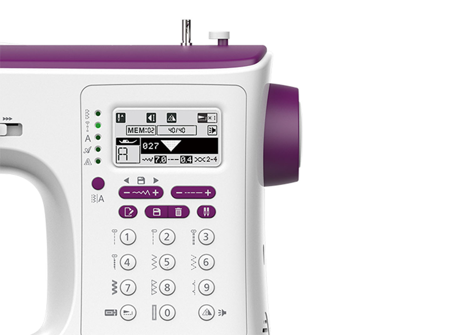 NECCHI NC-204D - Macchina da cucire elettronica