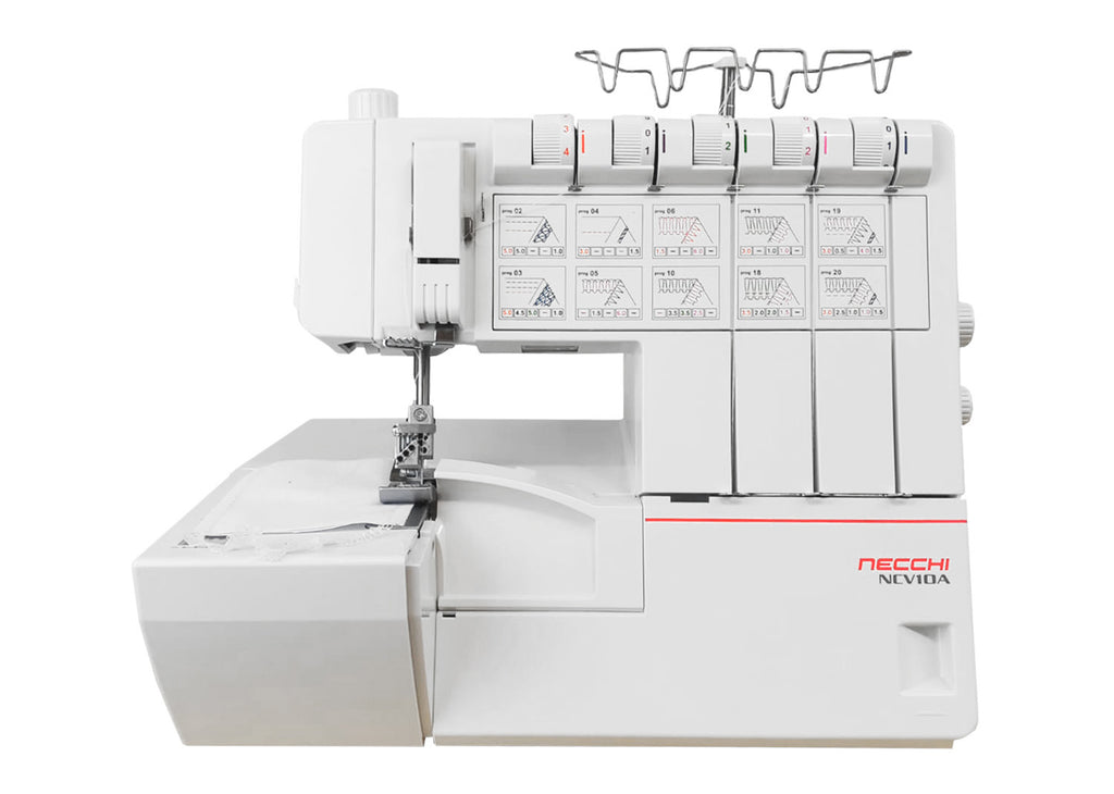 NECCHI NCV10A - Tagliacuci con punto di copertura (5 fili)