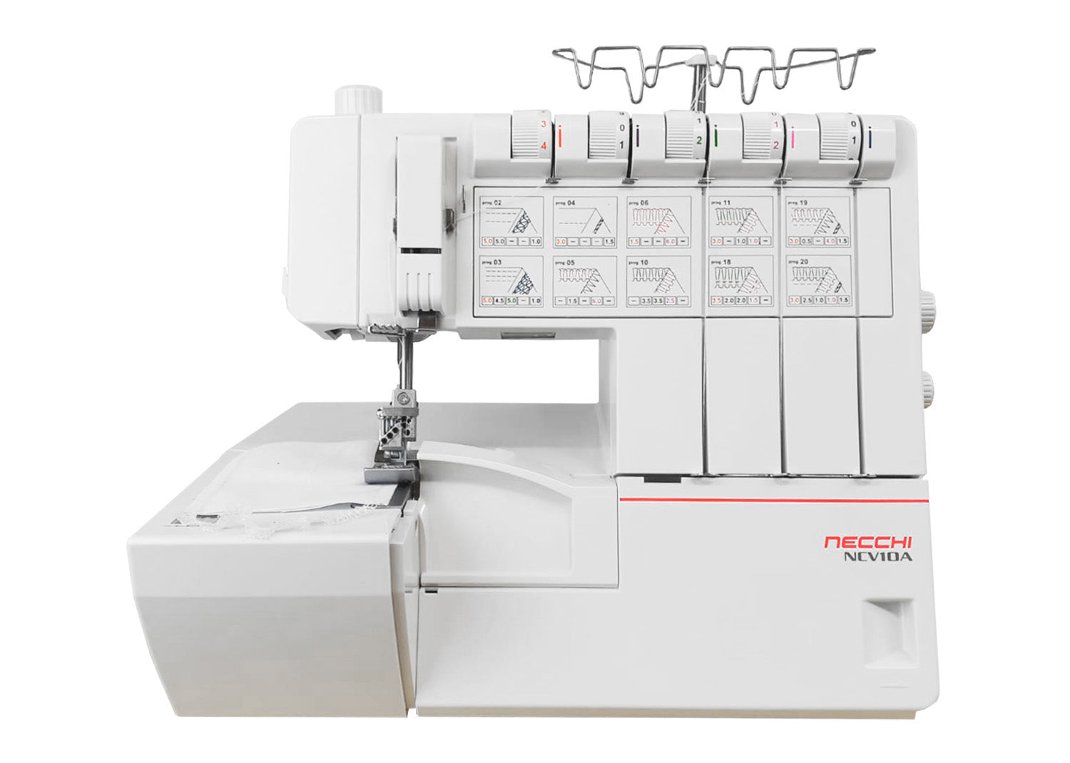 NECCHI NCV10A - Tagliacuci con punto di copertura (5 fili)