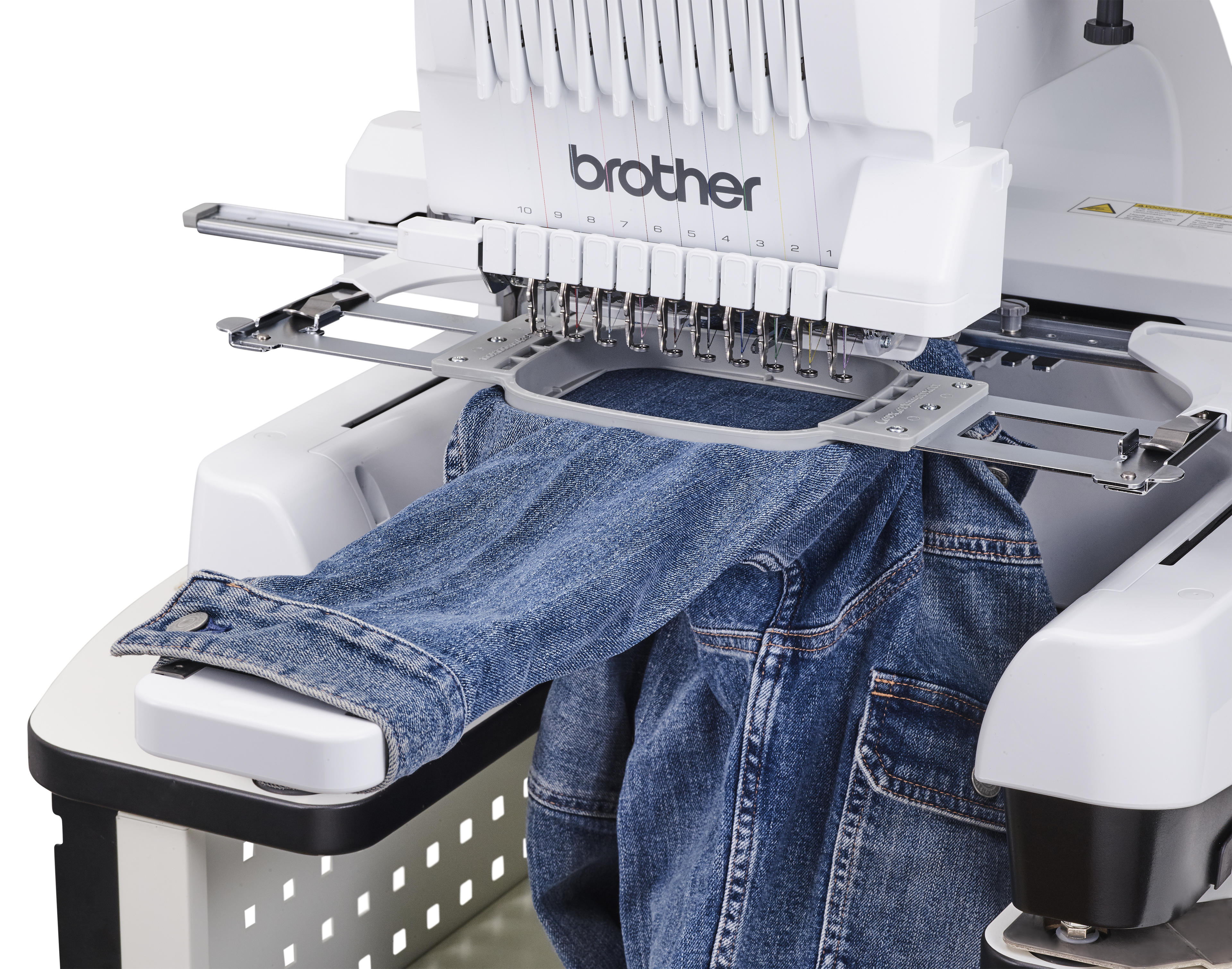 Machine à broder semi-professionnelle Brother PR1060W à dix aiguilles