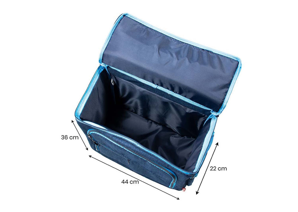 Borsa per macchina da cucire Prym Trolley valigia Denim