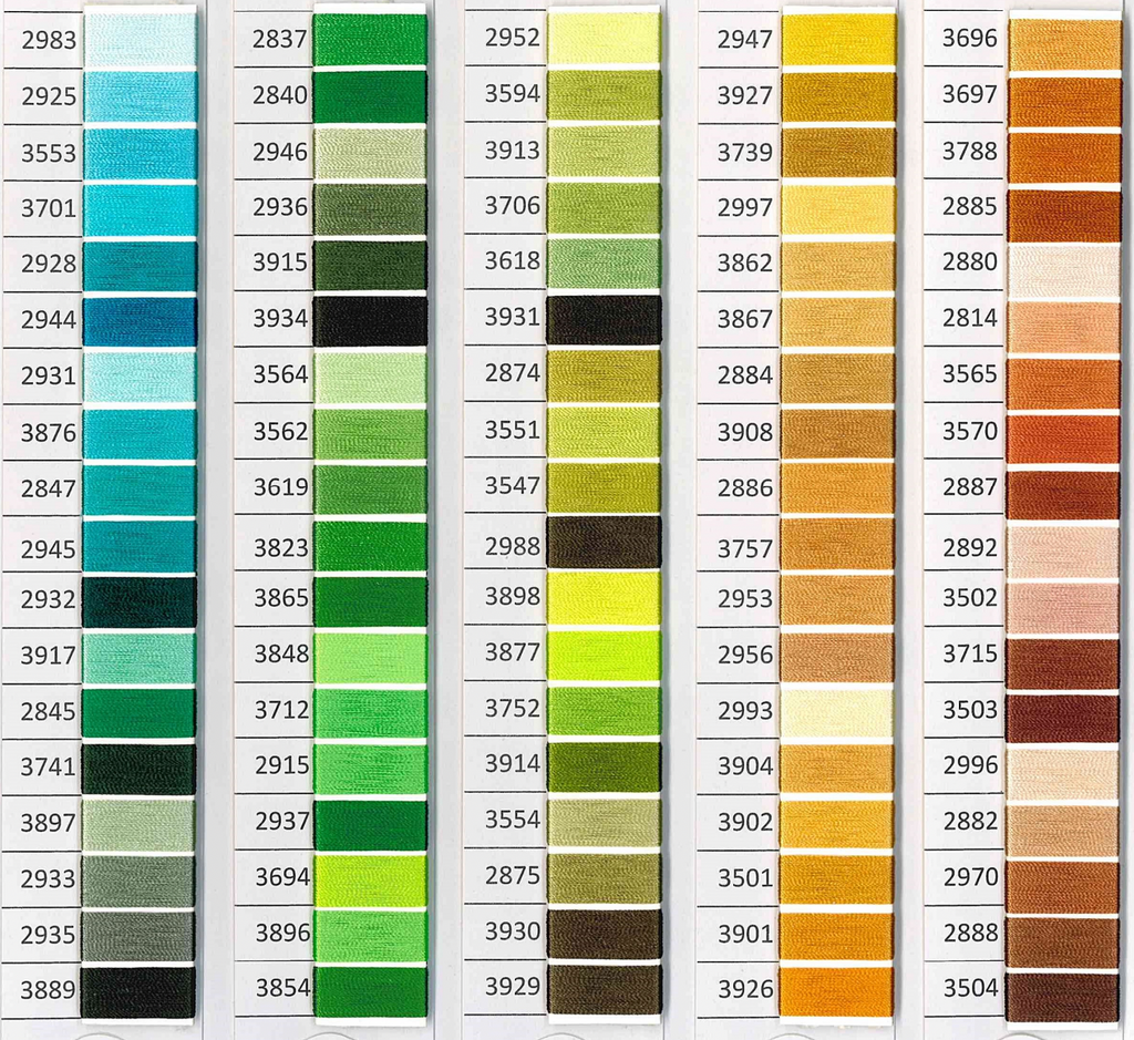 Fili per ricamo a macchina Ariadna 5000mt - 3561 Azzurro