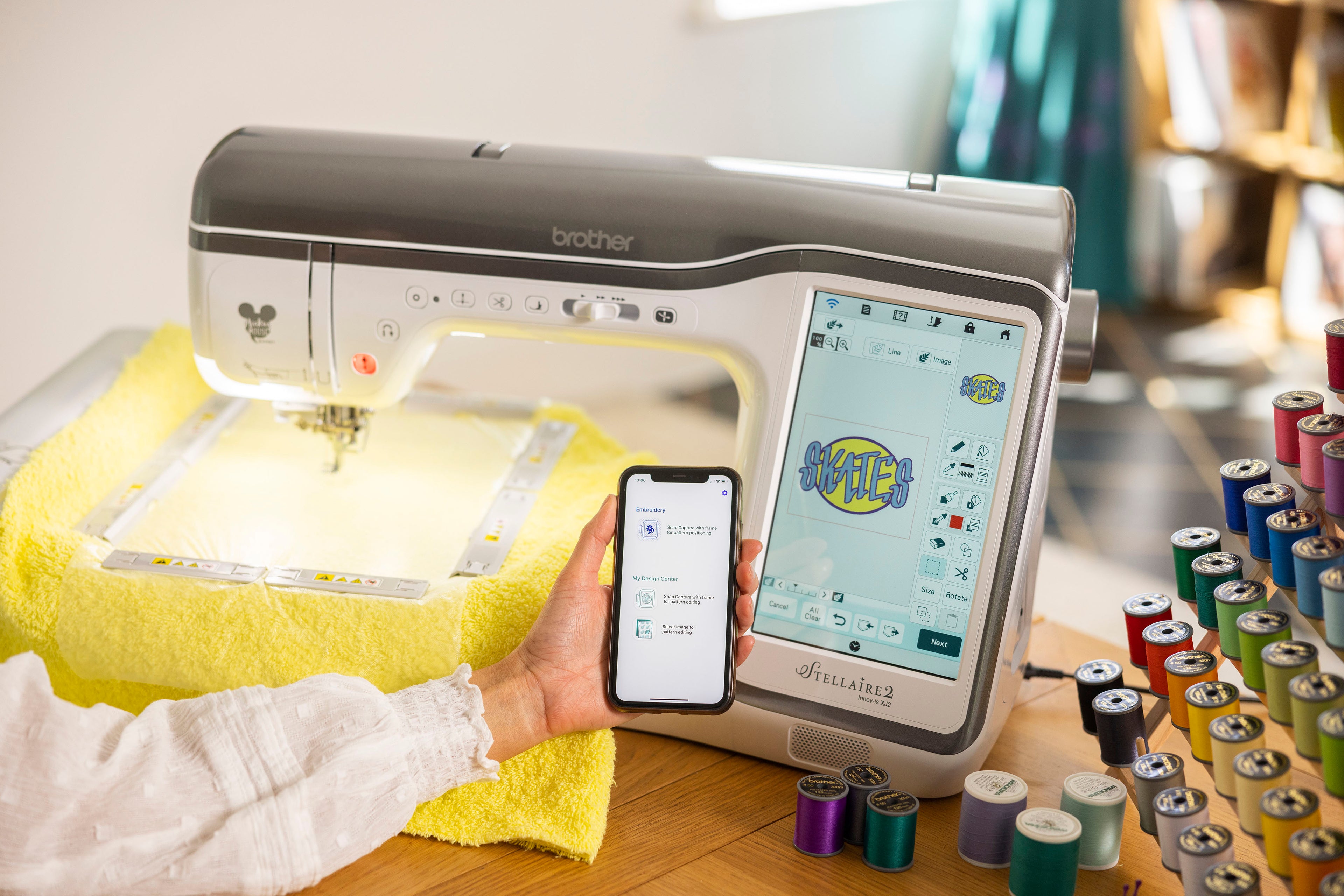 Brother Stellaire XJ2 macchina per cucire e ricamare, trapunto