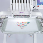 Texi IRIS 12 Ricamatrice a 12 aghi area da ricamo 30 x 20 ricamatrice semi-professionale