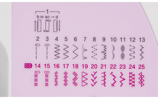 Brother XN2500 - Macchina da cucire meccanica