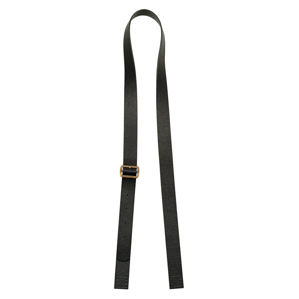 Bandoulière PRYM 615235 en similicuir noir pour sacs, longueur 127 cm