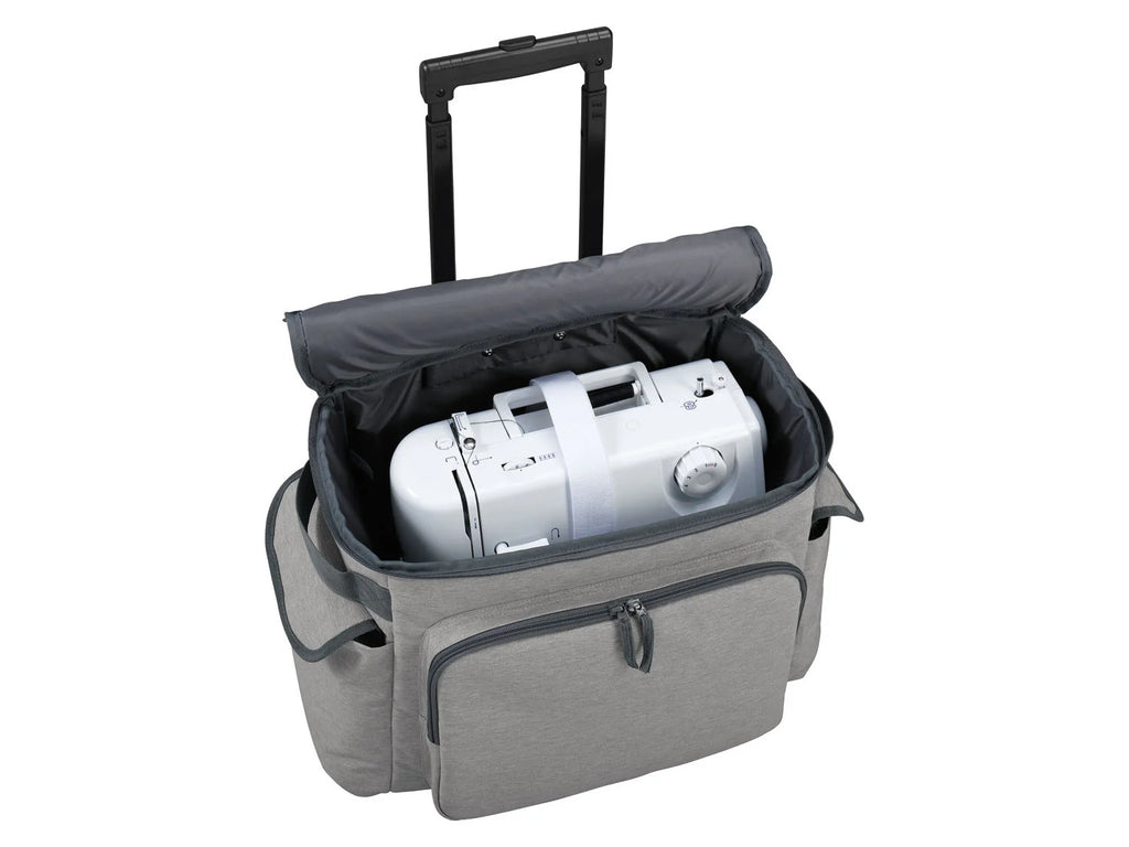 Trolley per macchina da cucire grigio