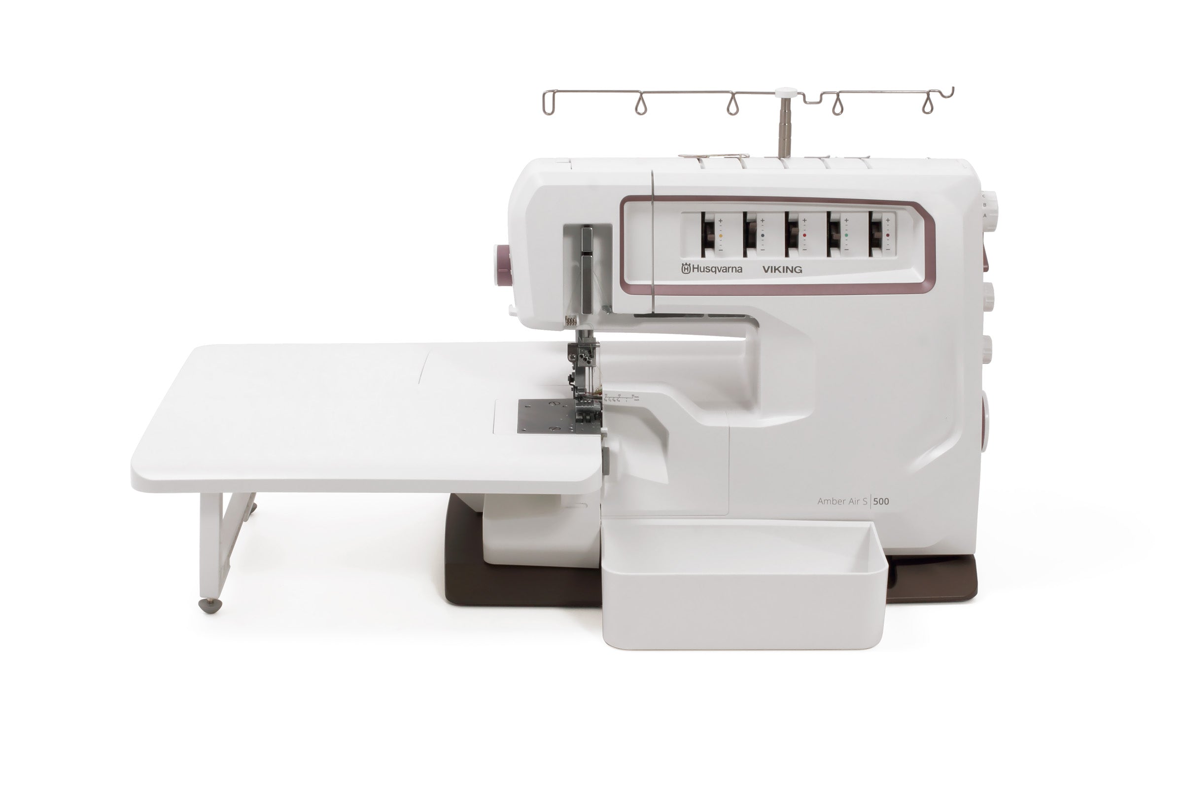 Husqvarna Viking Amber Air S500 Tagliacuci con punto copertura (5 fili) e infilatura ad aria (Copia)