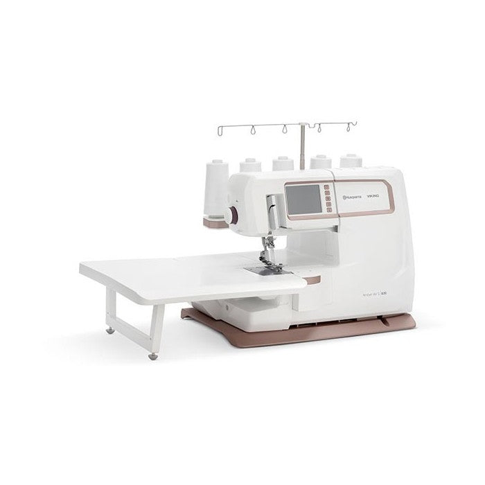 Husqvarna Viking Amber Air S600 Tagliacuci con punto copertura (5 fili) e infilatura ad aria