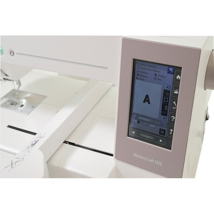 Janome Memory Craft 550 E Limited Edition - Macchina da ricamo