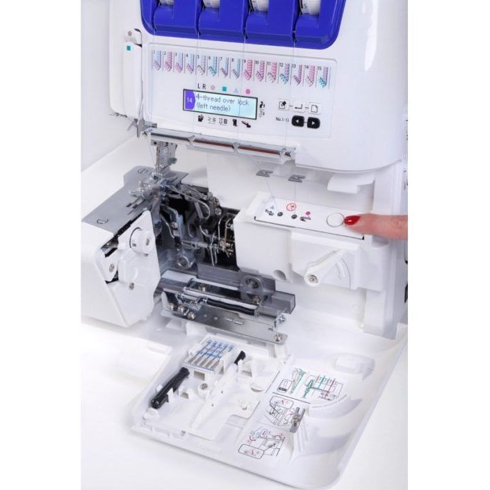 Juki MO-2000QVP Air tagliacuci ad aria