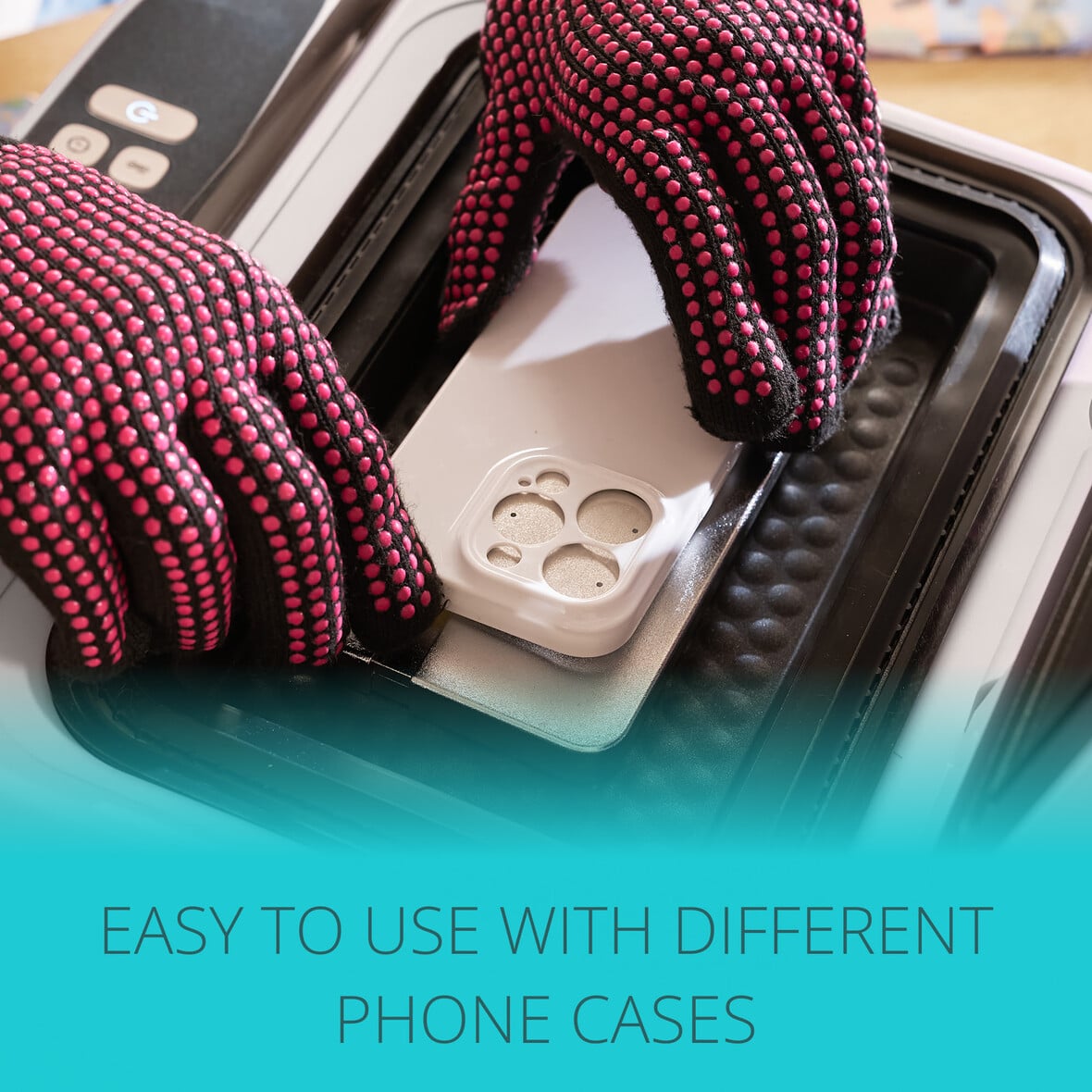 LOKLiK Phone Case Heat Press Bianco Margherita