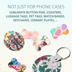 LOKLiK Phone Case Heat Press Bianco Margherita