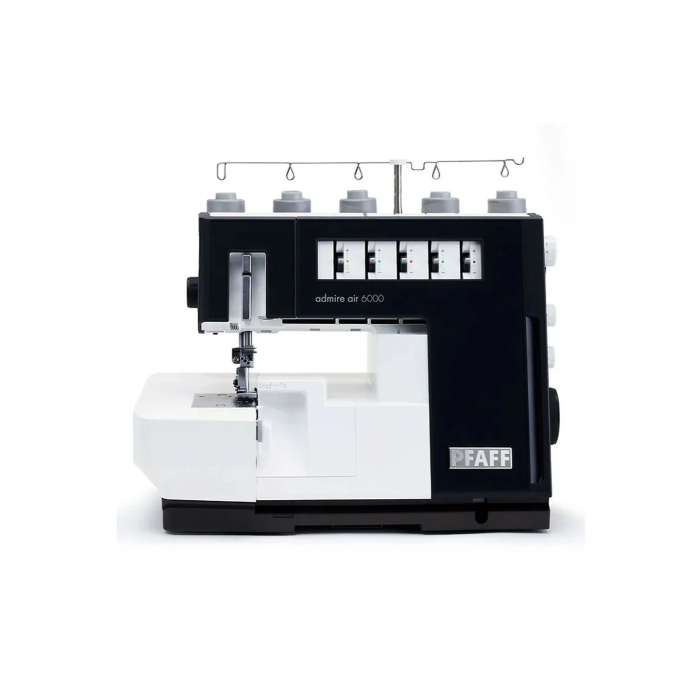 Pfaff Admire 6000 Tagliacuci con punto di copertura (5 fili) infilatura ad aria