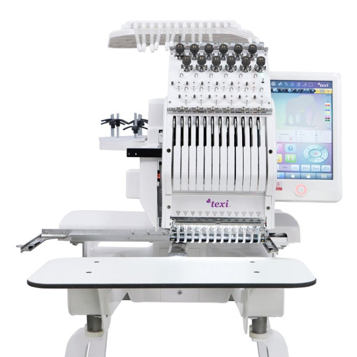 Texi IRIS 12 Ricamatrice a 12 aghi area da ricamo 30 x 20 ricamatrice semi-professionale